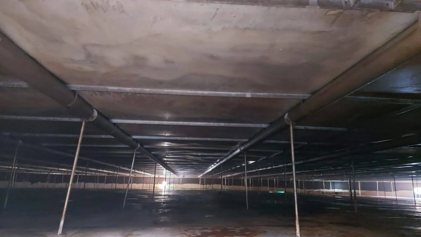 Očišćena podnica rezervoara od 20.000 m³